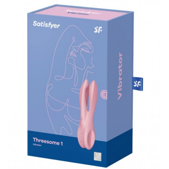 Вибростимулятор клитора и половых губ Satisfyer Threesome 1 Pink