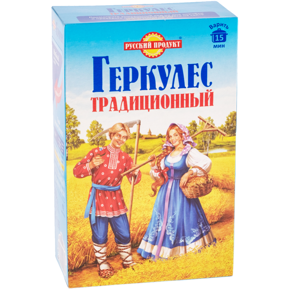 Хлопья овсяные «Русский продукт» Геркулес традиционный, 500 г #0