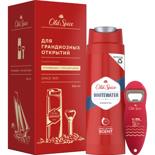 Подарочный набор «Old Spice» гель для душа + открывашка, 250 мл