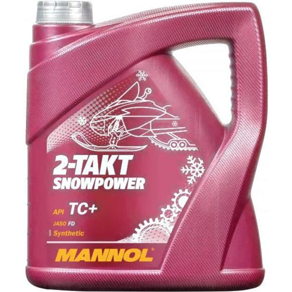 Масло моторное «Mannol» 2 -Takt Snowpower 7201 TC+, MN7201-4, 4 л