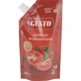 Кетчуп «Gusto» то­мат­ный, 200 г