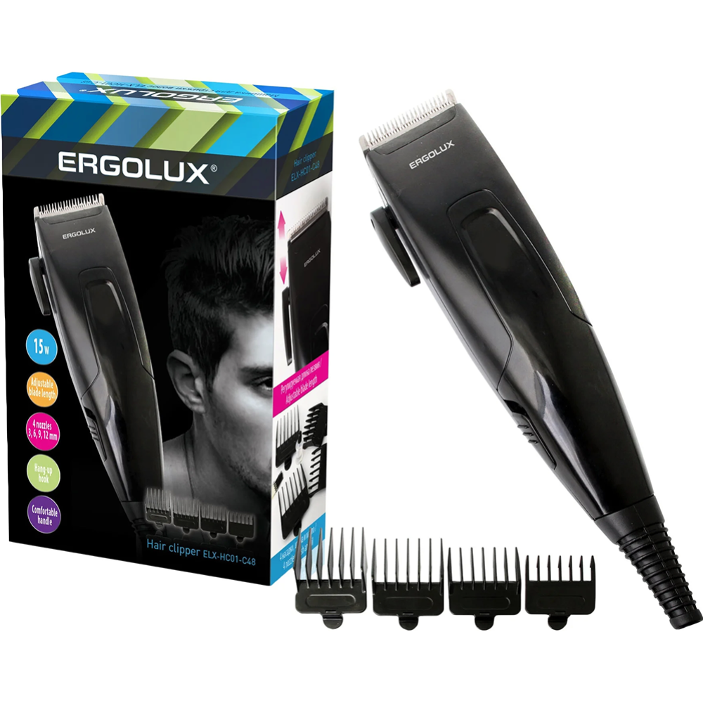 Машинка для стрижки «Ergolux» ELX-HC01-C48, 13135