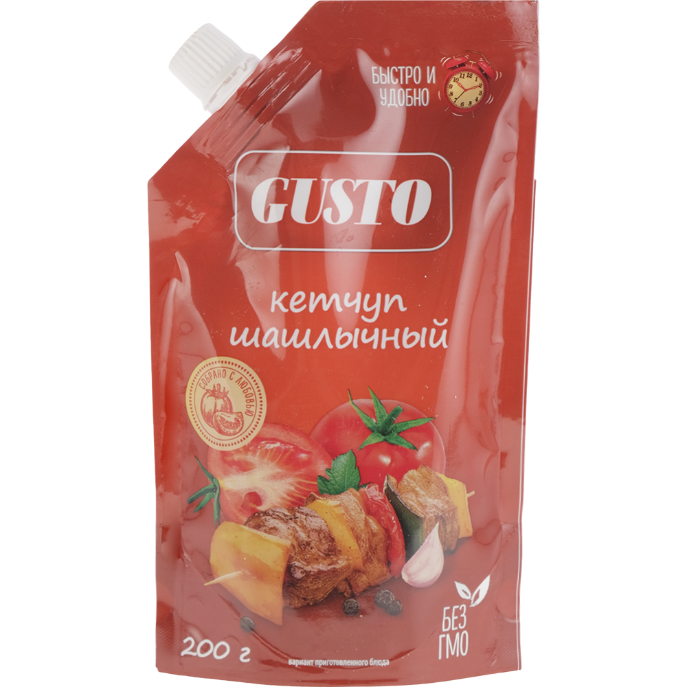 Кетчуп «Gusto» шашлычный, 200 г #0