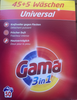 Стиральный порошок GAMA Universal 3 кг
