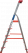 Стремянка ПРОФИ, 3 года гарантии, 5 широких ступеней 130 мм, лоток-органайзер, NV3118, Новая высота, 3118105
