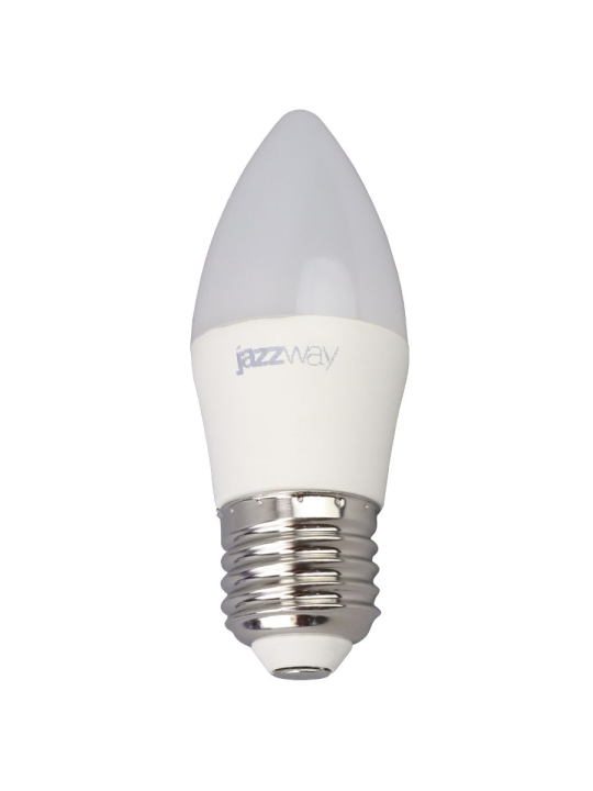 Лампа светодиодная PLED-LX C37 8w E27 5000K  Jazzway 10шт .5028562 (10)