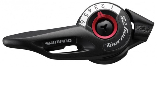 Шифтер Shimano Tourney SL-TZ500 правый, 7 скоростей, трос 2050 мм