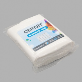 Пластика Cernit № 1, 250 гр. 027 белый матовый