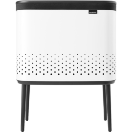 Бак для белья «Brabantia» Laundry Bin, белый/черный, 200502, 60 л