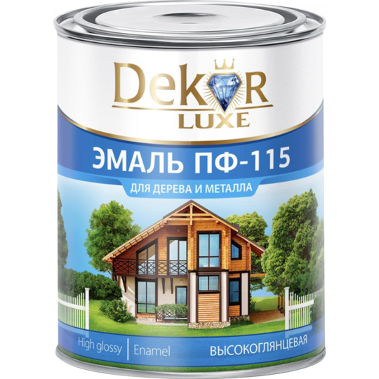 Эмаль «Dekor» Gold, ПФ-115, глянцевый белый, 20 кг