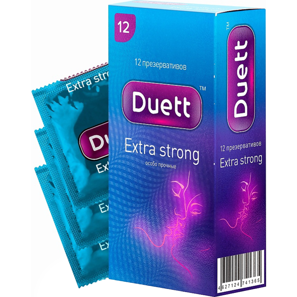 Картинка товара Презервативы «Duett» Extra Strong №12, 12 шт