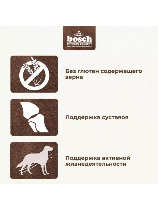 Корм для собак мелких пород Bosch Mini Adult Lamb & Rice (Мини Эдалт Ягненок с рисом) 1кг