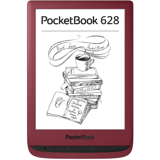 Электронная книга «Pocketbook» 628 Ink, PB628-R-CIS, ruby red