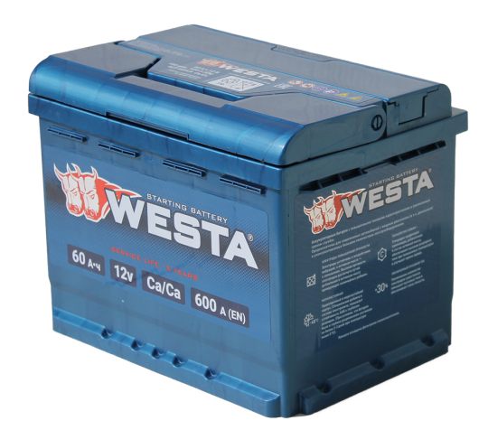 Аккумулятор WESTA 6СТ-60 VLR Euro