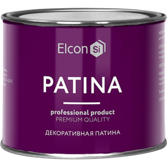 Краска «Elcon» Patina, бронза, 0.2 кг