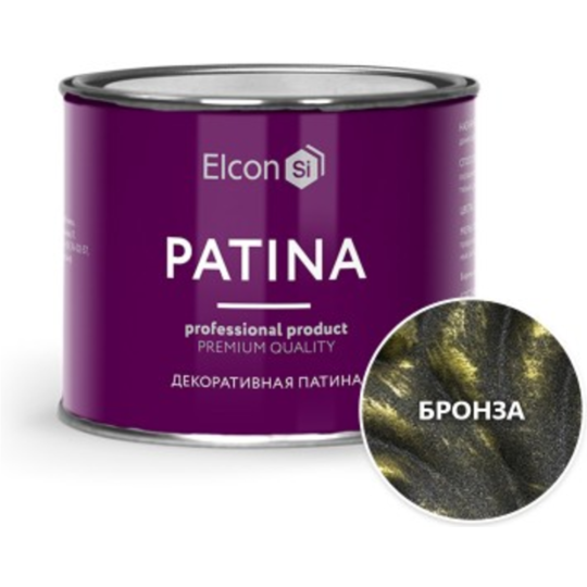 Краска «Elcon» Patina, бронза, 0.2 кг