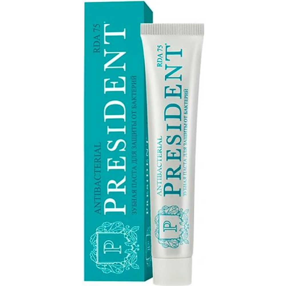 Зубная паста «PresiDENT» Antibacterial, 75 г