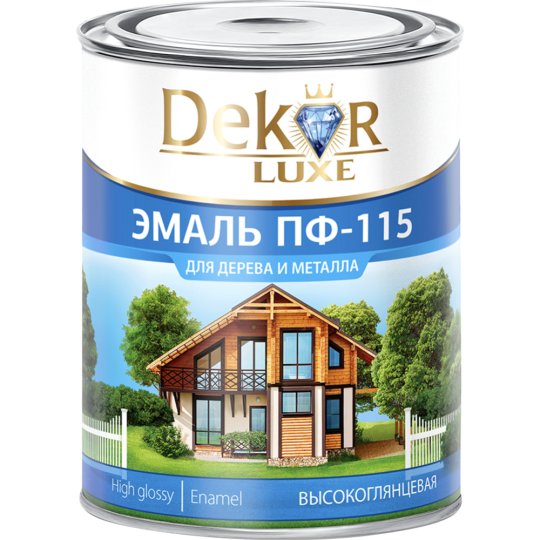 Эмаль «Dekor» Gold, ПФ-115, бирюзовый, 1.8 кг