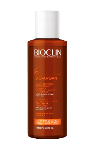 BIOCLIN BIO-ARGAN Питающая и восстанавливающая эмульсия для ежедневного ухода для всех типов волос, 100 мл