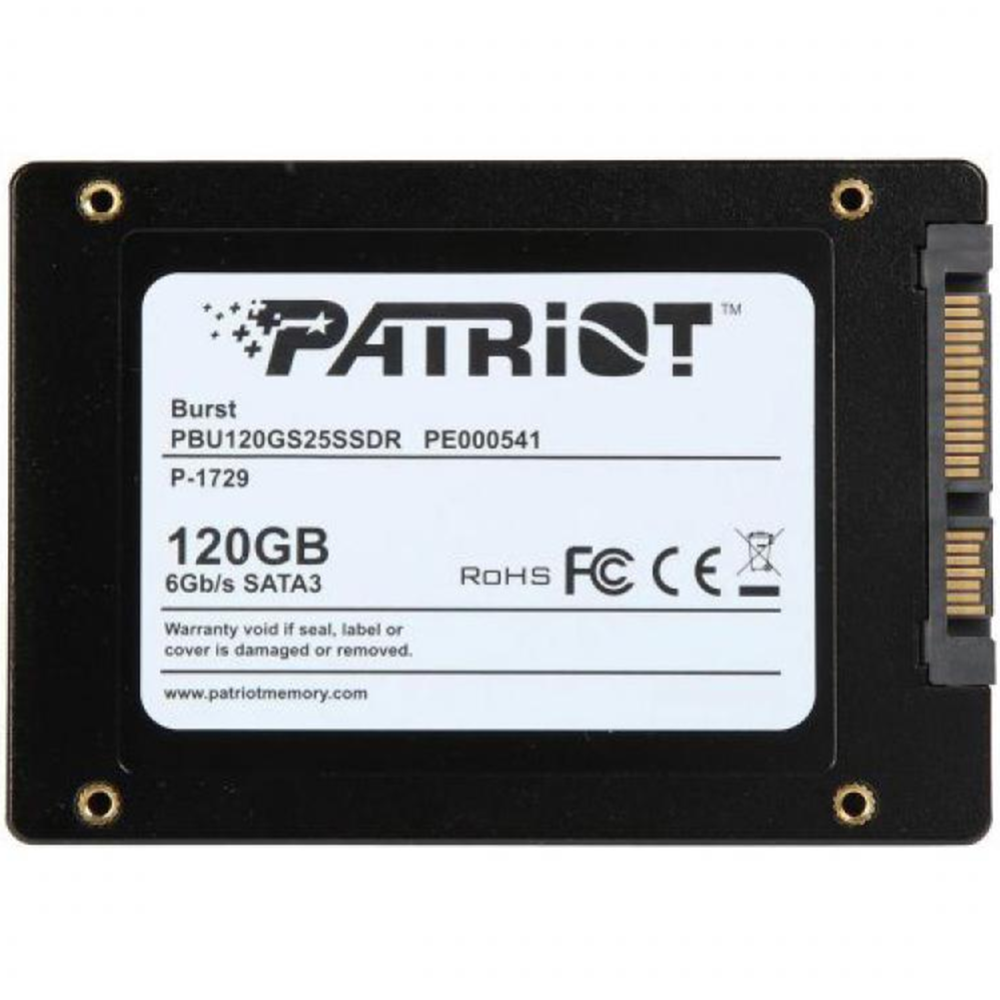 SSD диск «Patriot» Burst 120GB PBU120GS25SSDR.