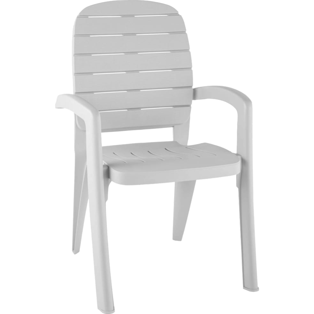 Садовый стул «Ellastik Plast» Прованс, белый