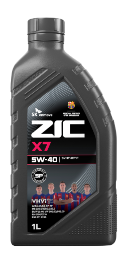 ZIC X7 5W40 1 л масло моторное синтетическое арт 132662