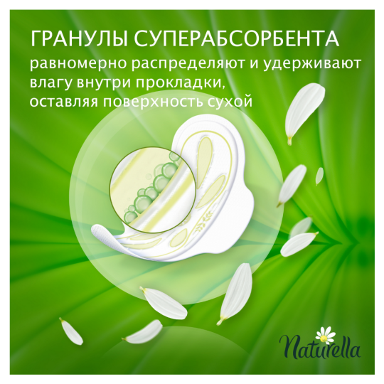 Женские гигиенические прокладки «Naturella» Ultra Camomile Normal Duo, 20 шт