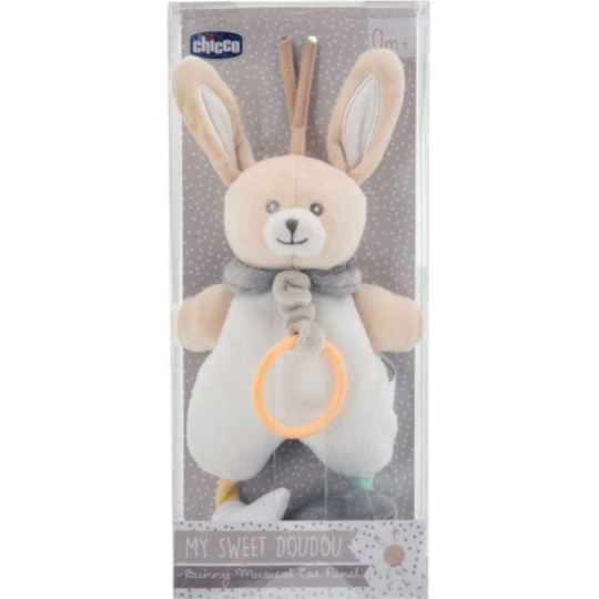 Игрушка-подвеска «Chicco» Зайчик Bunny, музыкальная, 9713000000 