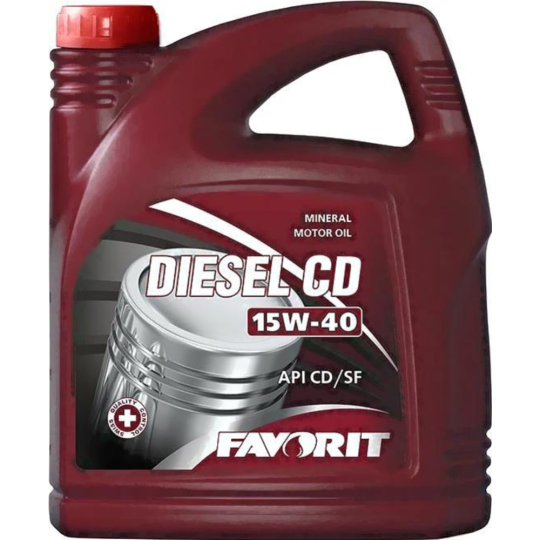 Масло моторное «Favorit» Diesel CD 15W-40 CD/SF, 51971, 5 л