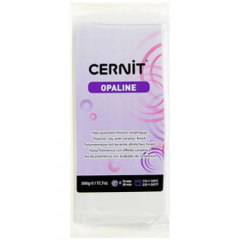 Пластика Cernit opaline 500 гр. белый №010 - белый с эффектом восковой полупрозрачности (50% opacity)