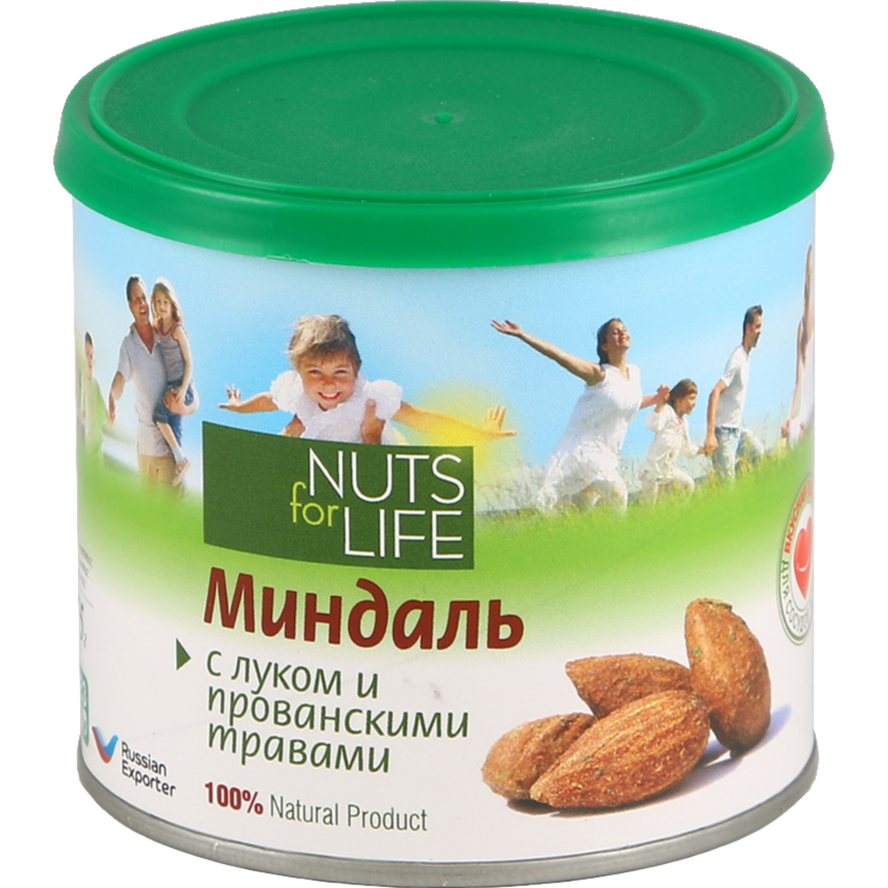 Миндаль «Nuts for Life» с луком и прованскими травами, 115 г