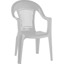 Садовый стул «Ellastik Plast» Элластик, белый