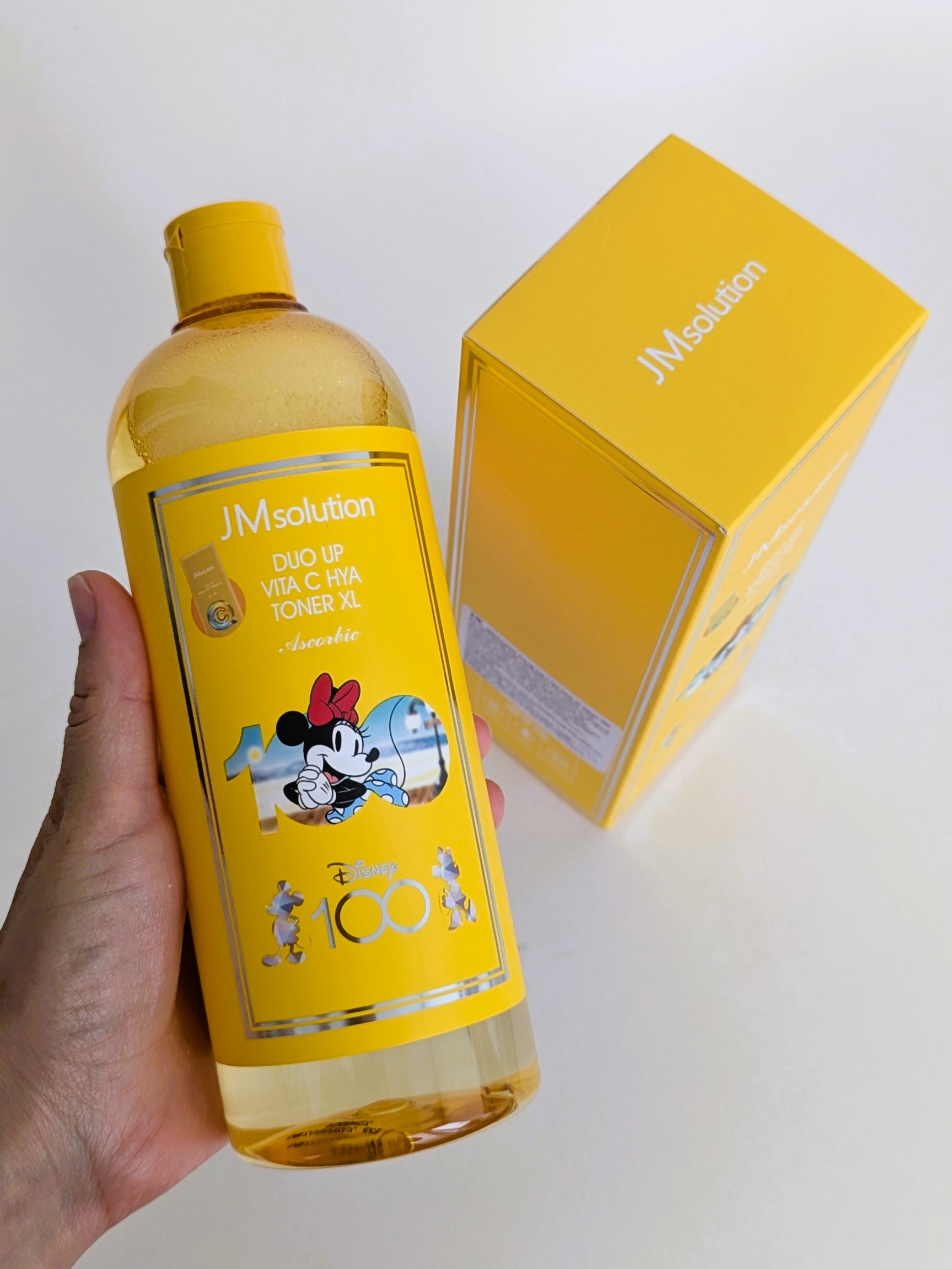 Осветляющий тонер с витамином C JMsolution Duo Up Vita C Hya Toner XL Disney Collection, 600 мл