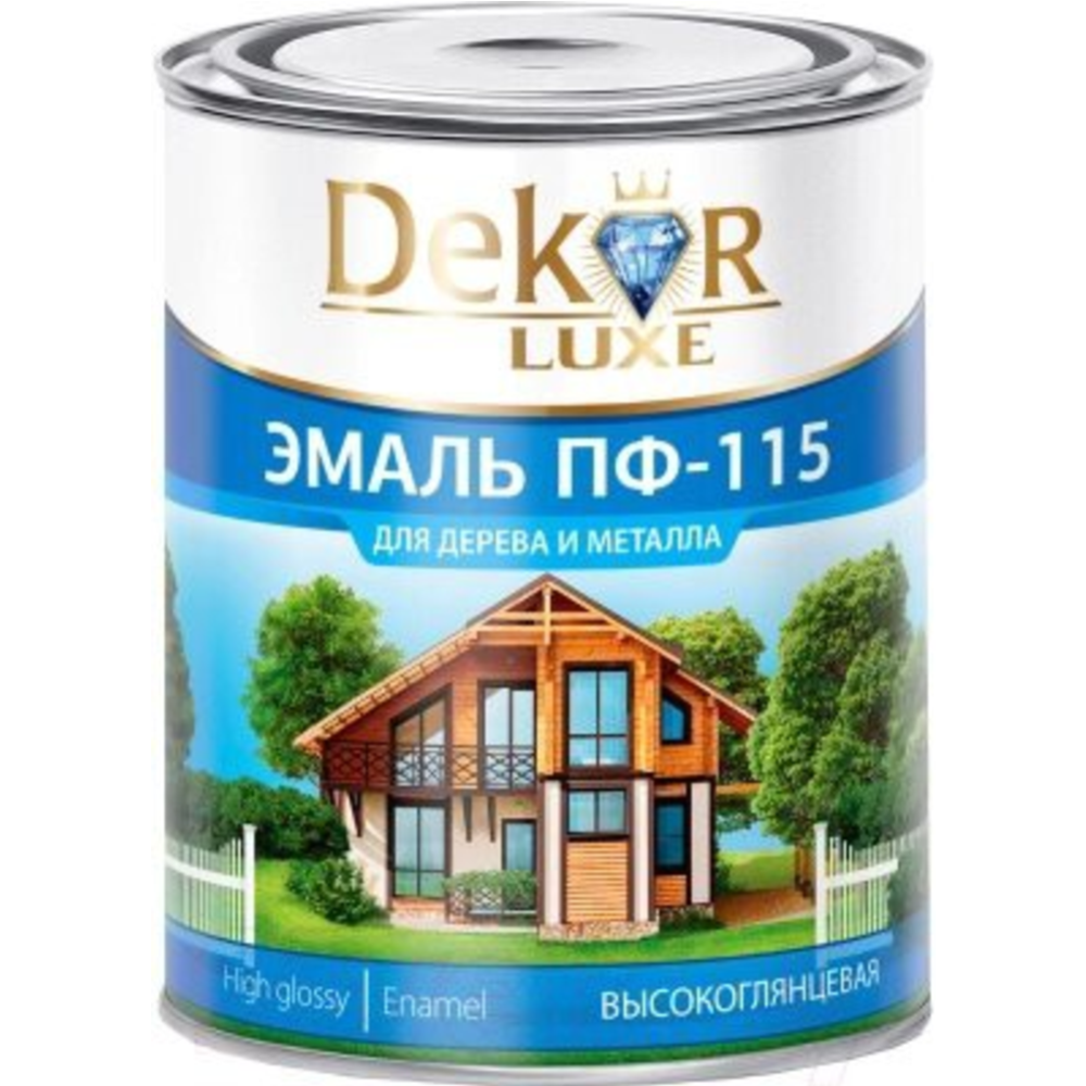 Эмаль «Dekor» Gold, ПФ-115, шоколад, 1.8 кг