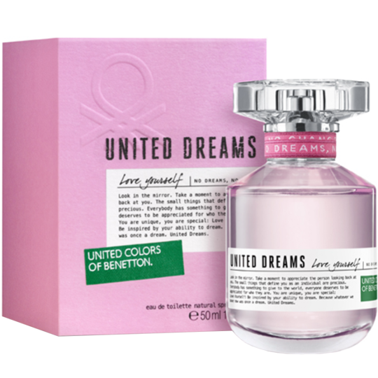 Туалетная вода «Benetton» United Dreams Love Yourself, женская, 50 мл