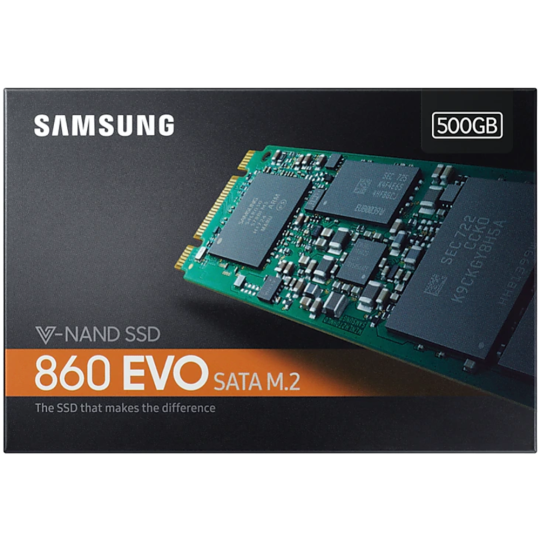 SSD диск «Samsung» 860 Evo 500GB MZ-N6E500BW.