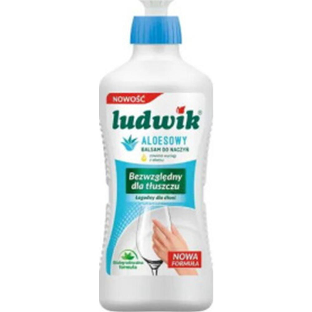 Жидкость для мытья посуды «Ludwik» алоэ, 450 мл #0
