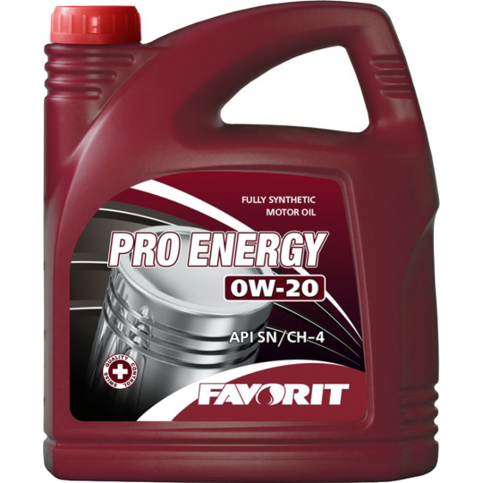 Масло моторное «Favorit» Pro Energy SAE 0W-20 API SN/CH-4, 56893, 5 л