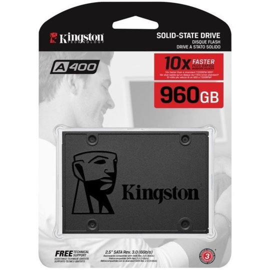 SSD диск «Kingston» A400 960GB SA400S37/960G.