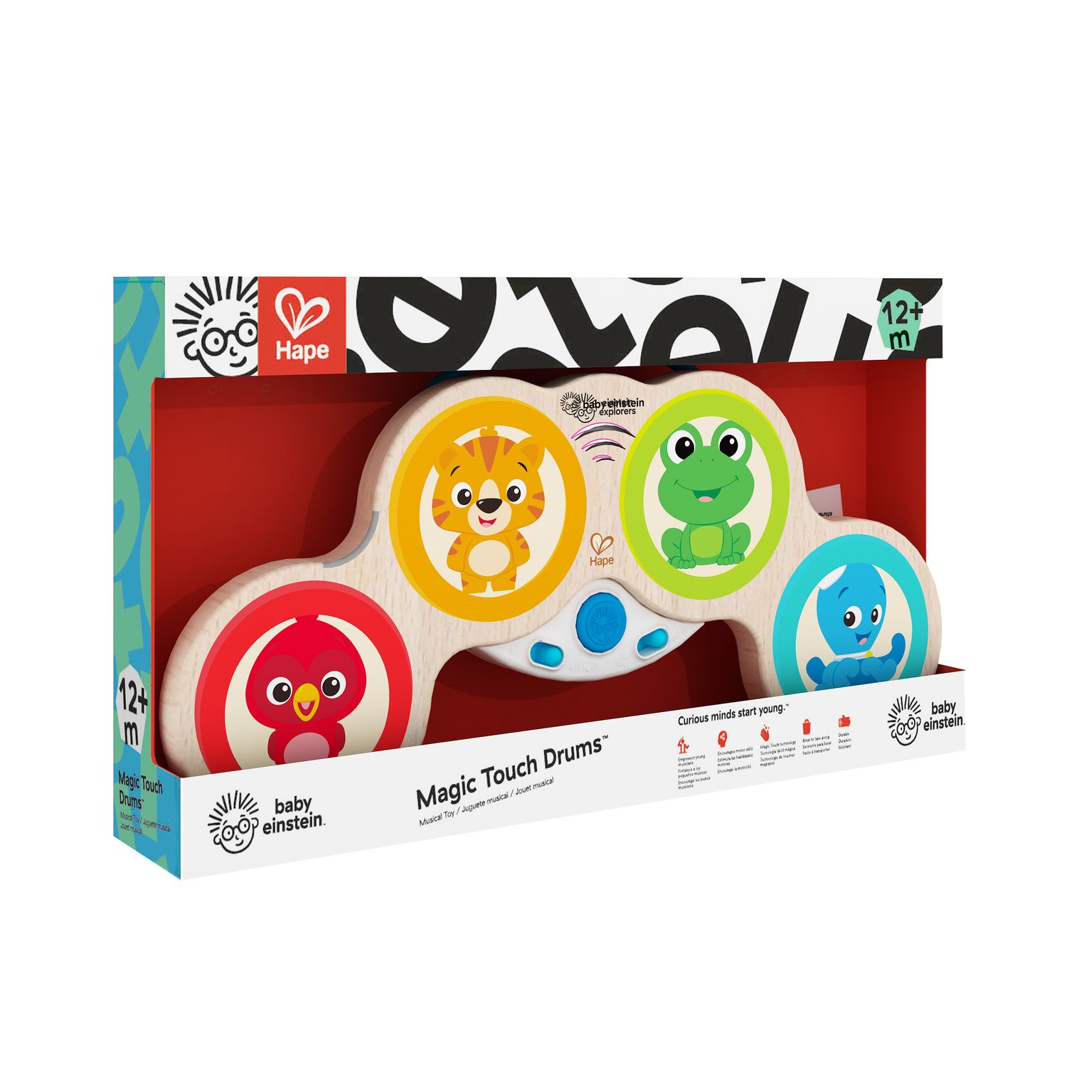 Hape Музыкальная игрушка Волшебные барабаны 11650_HP