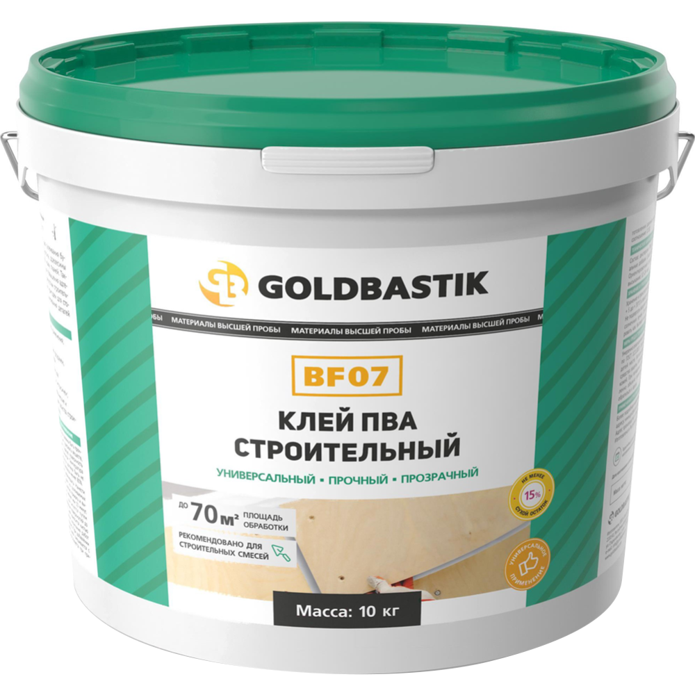 Картинка товара Клей ПВА «Goldbastik» BF 07, 10 кг