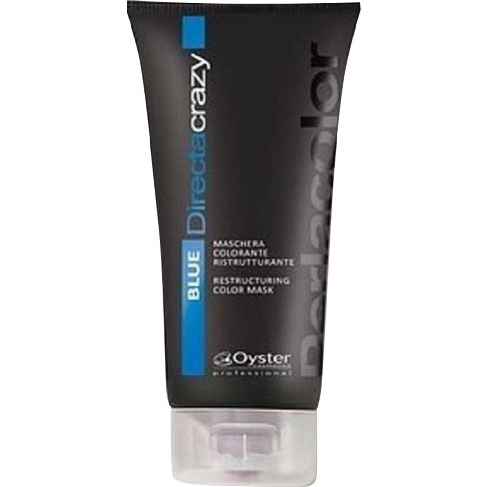 Тонирующая маска для волос «Oyster» Directa Crazy Restructuring Color Mask, OYCT0215BLUE, синий, 150 мл