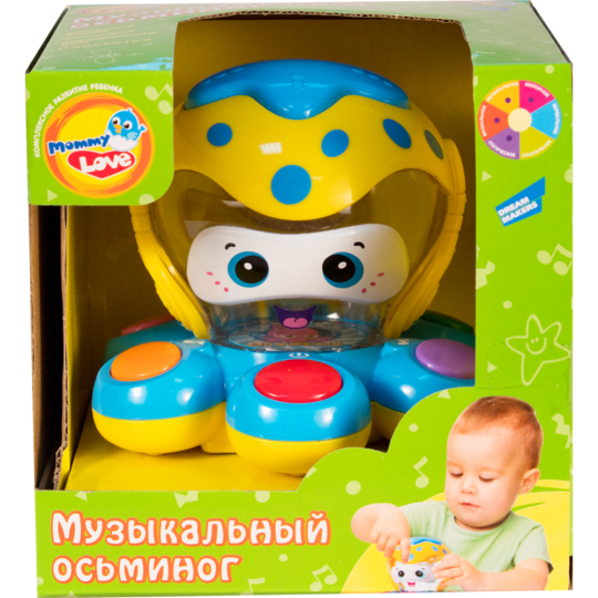 Музыкальный центр «Mommy Love» Осьминог QX-91134E