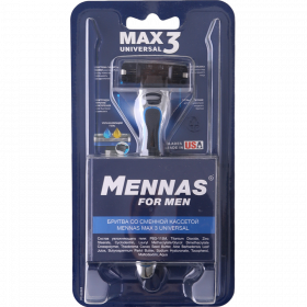 Муж­ская бритва «Mennas» max 3, со смен­ной кас­се­той.