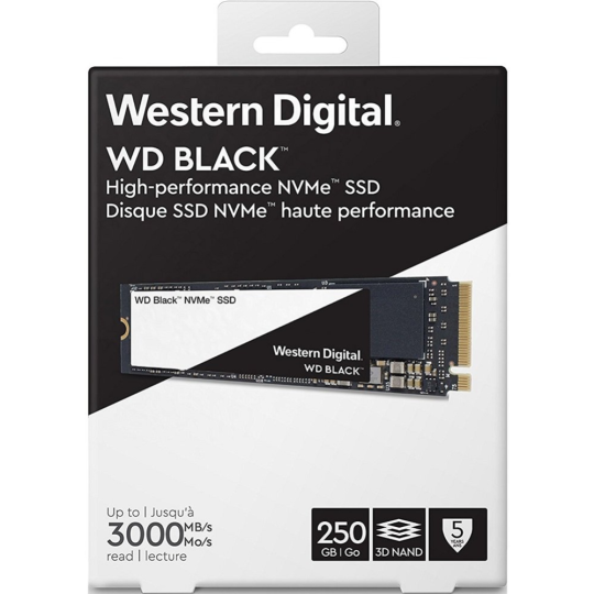 SSD диск «Western Digital» Black SN750 250GB WDS250G2X0C.