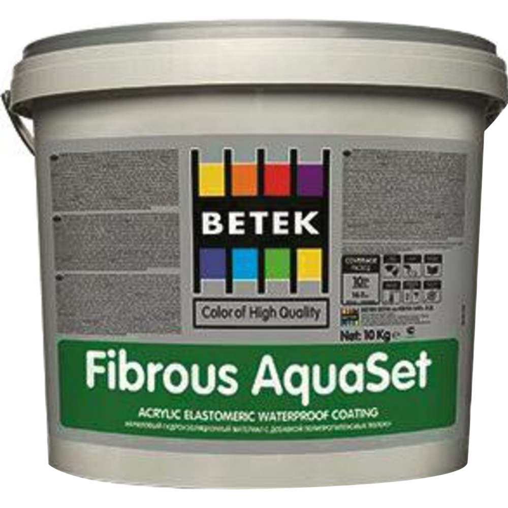 Гидроизоляция «Betek» Fibtous Aquaset, 3 кг #0