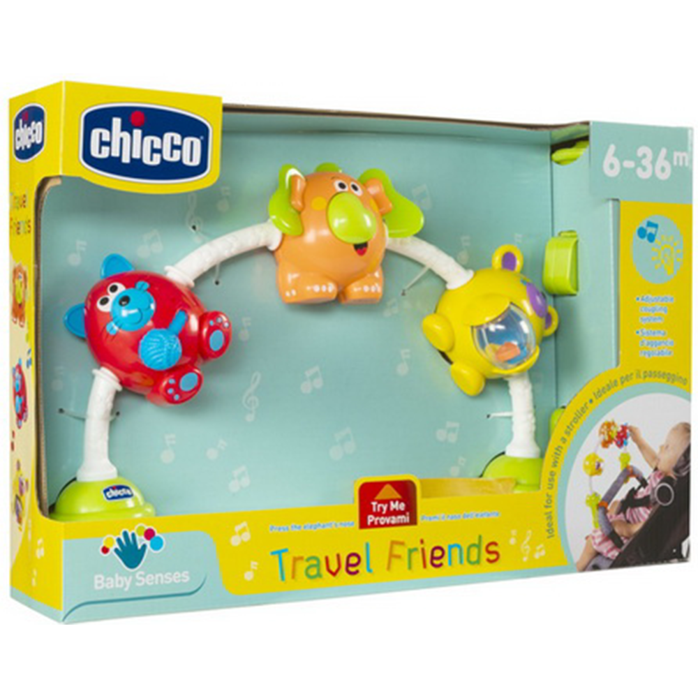 Игрушка для коляски «Chicco» Travel Friends, 9747000000 