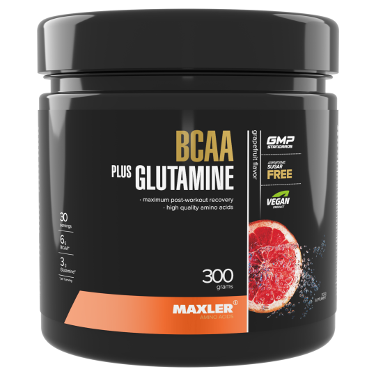 ВСАА с глютамином Maxler BCAA + Glutamine 300 g - Grapefruit