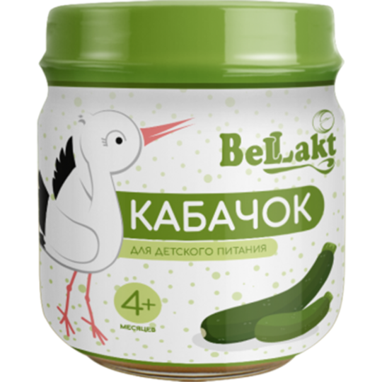 Пюре овощное «Беллакт» из кабачков, 80 г