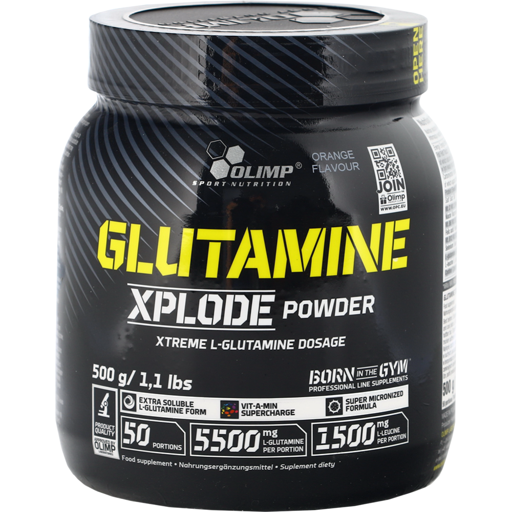 Аминокислоты «Olimp» Glutamine Xplode, апельсин, 500 г